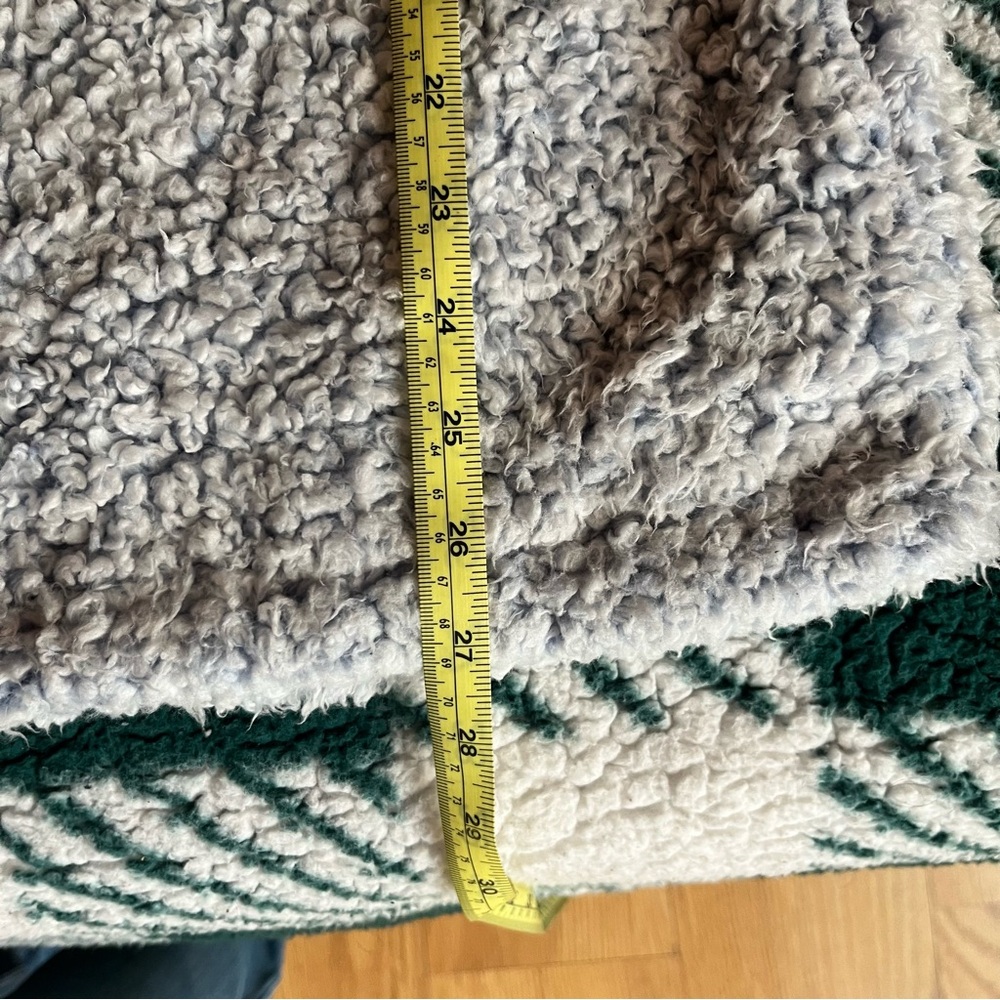 Weatherproof Vintage Women’s Blue Cozy Sherpa Quarter Zip Pullover - Picture 16 of 16